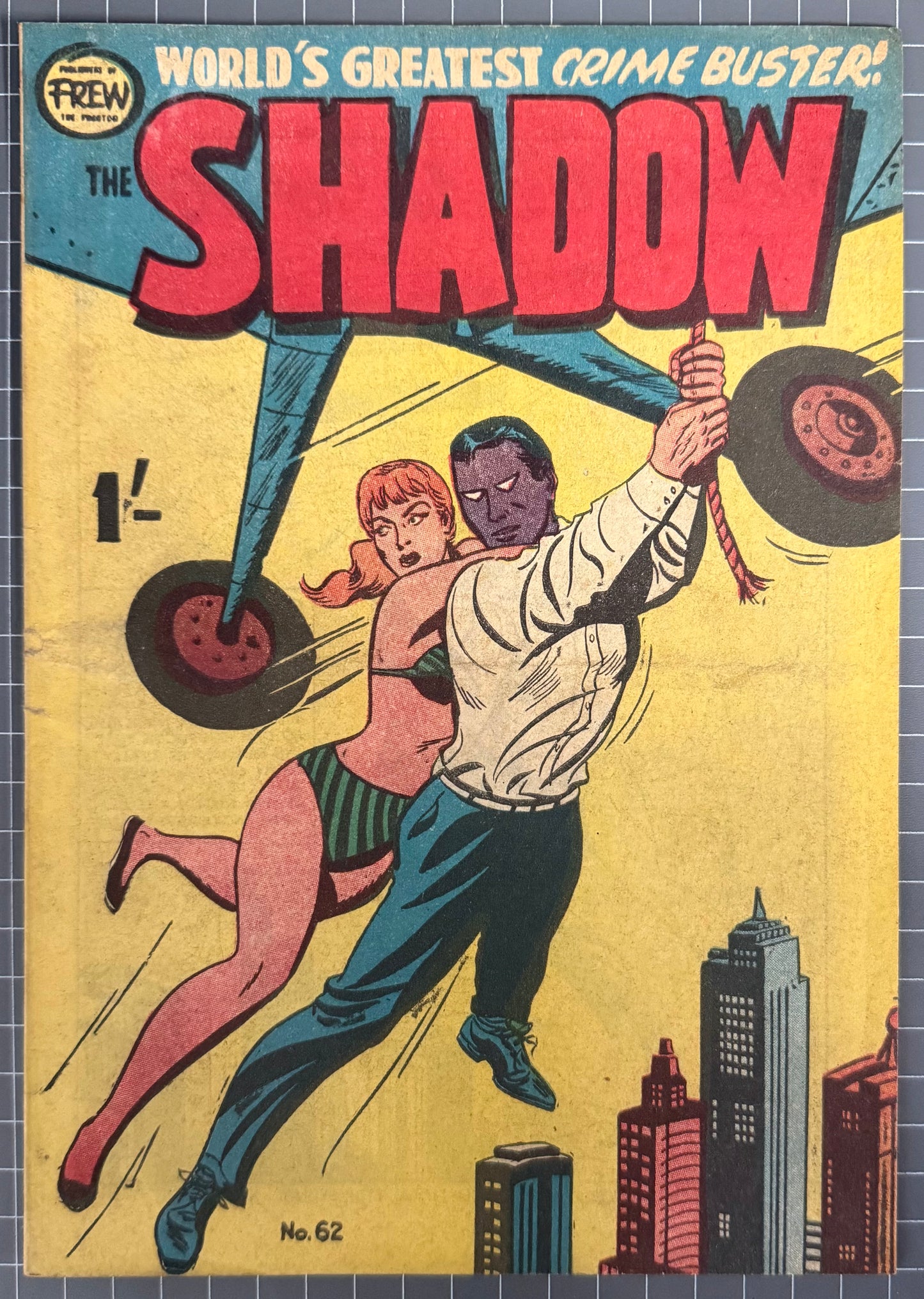 THE SHADOW #62 [FREW PUBLICATIONS] AUSTRALIAN PRE-DECIMAL COMIC 1959