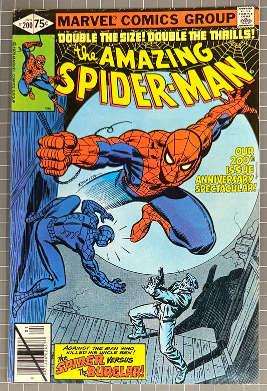 🔑 AMAZING SPIDER-MAN #200 [MARVEL COMICS] *SPIDER-MAN ORIGIN RETOLD* 1980 FN/VF