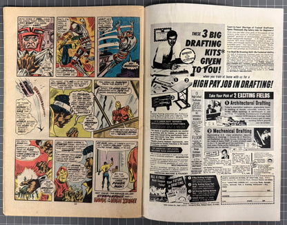 🔑 POWER MAN #17 [MARVEL COMICS] DIRECT *LUKE CAGE BECOMES POWER MAN* 1974 VG