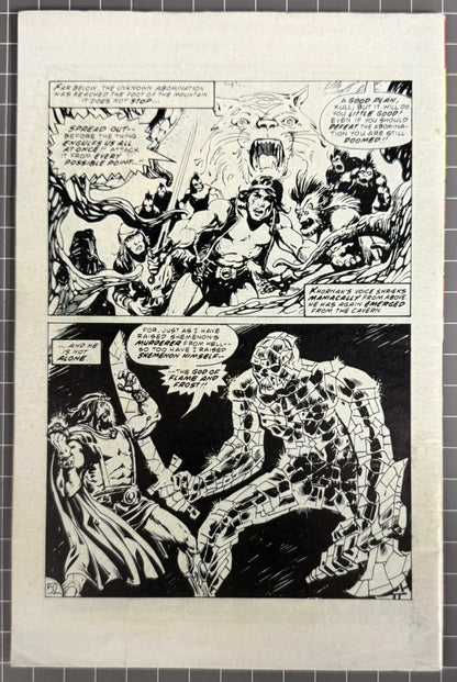 KULL THE DESTROYER #6 [YAFFA PUBLISHING] AUSTRALIAN MARVEL DIGEST COMIC 1981