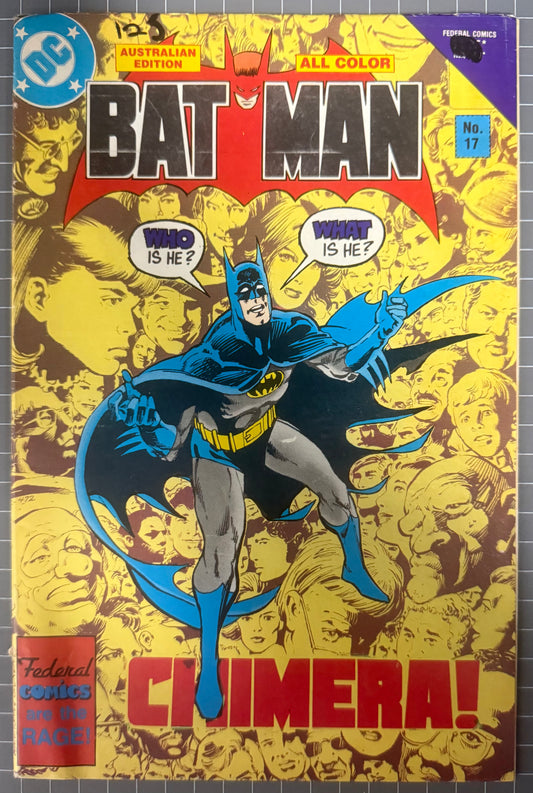 BATMAN #17 [FEDERAL COMICS] AUSTRALIAN DC 1985