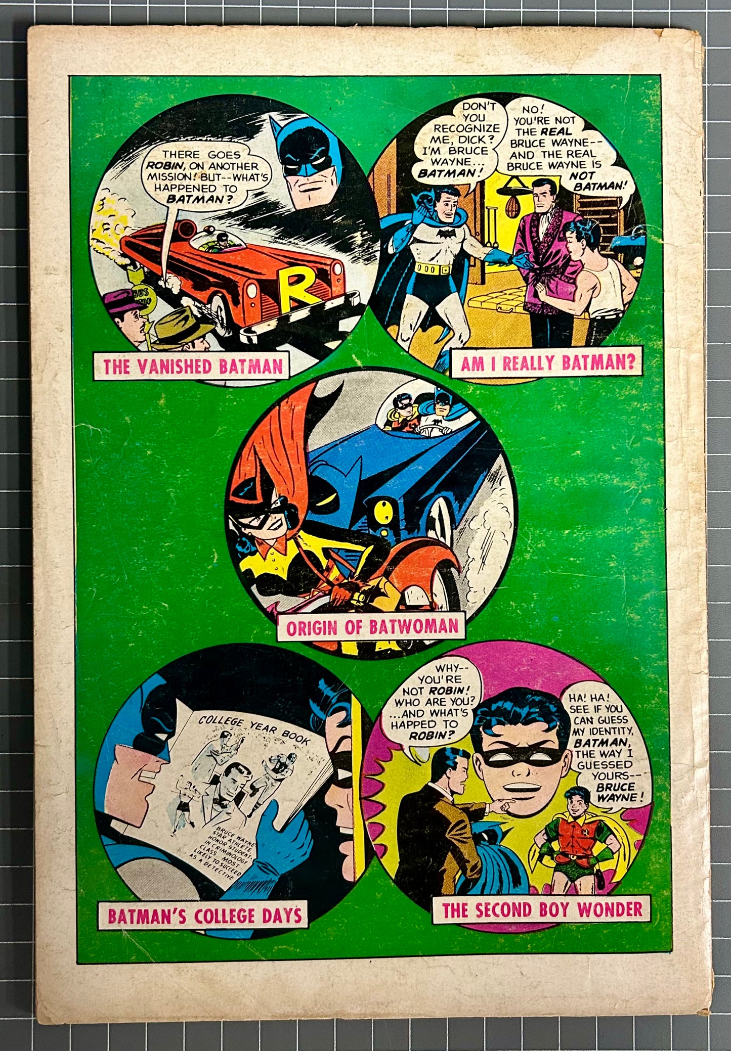 🔑 BATMAN ANNUAL #4 [DC COMICS] 1962 GD+