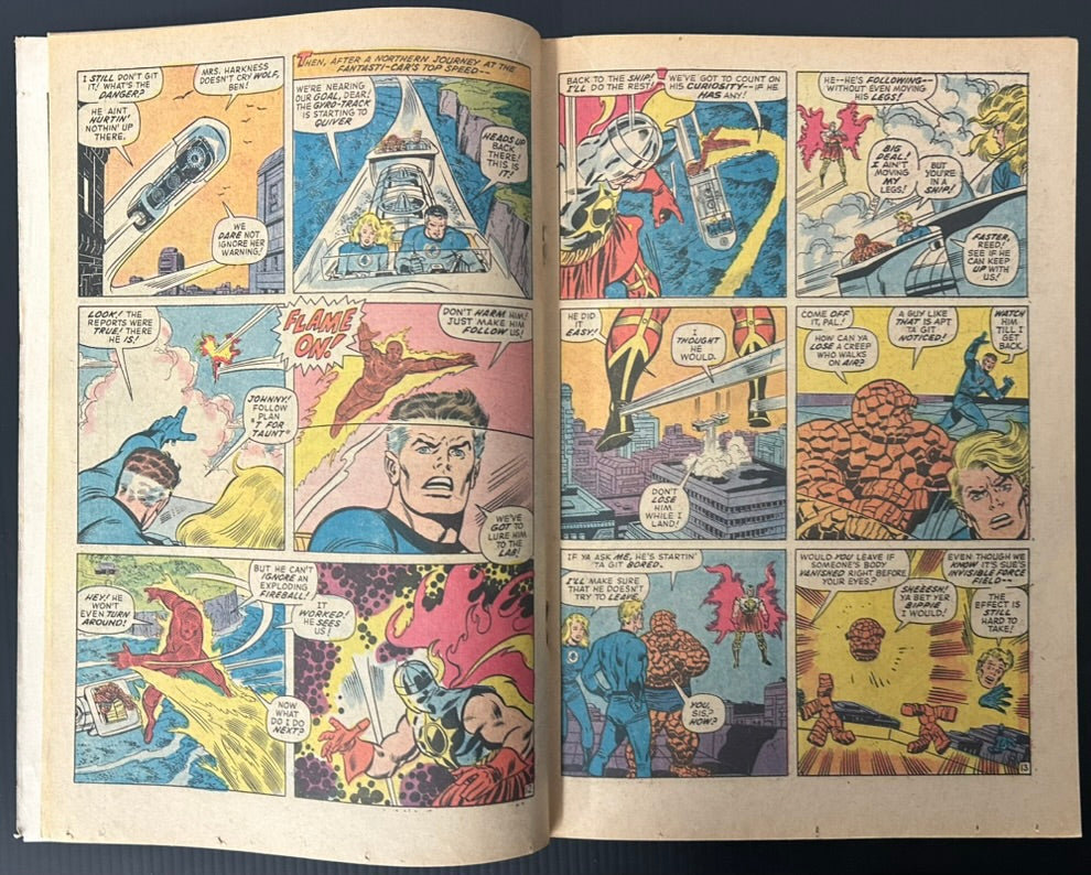 🔑 FANTASTIC FOUR #120 [MARVEL COMICS] DIRECT *AIR-WALKER DEBUT* 1972