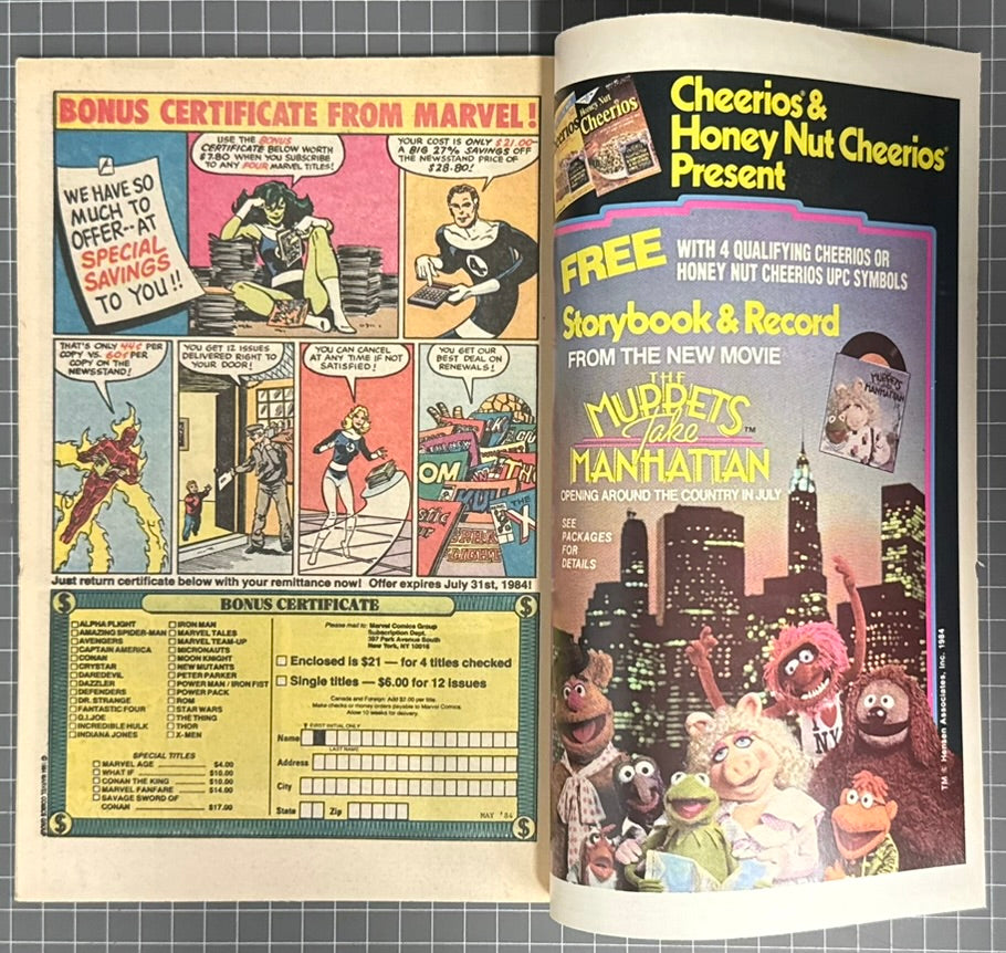 MARVEL SUPER HEROES SECRET WARS #5 [MARVEL COMICS] NEWSSTAND 1984 VF-