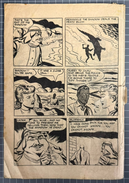 THE SHADOW #50 [FREW PUBLICATIONS] AUSTRALIAN PRE-DECIMAL COMIC 1958