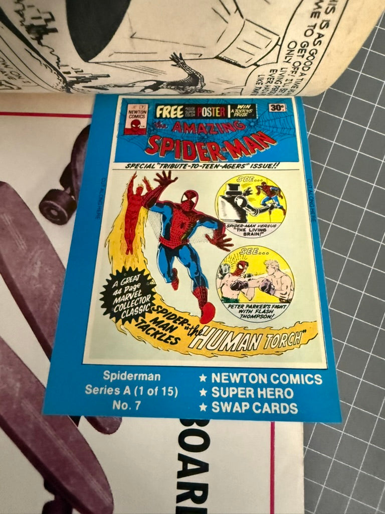 🔑 GIANT TEAM-UP ANNUAL #1 + SWAP CARD [NEWTON COMICS] AUSTRALIAN 1975