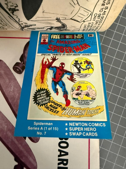 🔑 GIANT TEAM-UP ANNUAL #1 + SWAP CARD [NEWTON COMICS] AUSTRALIAN 1975