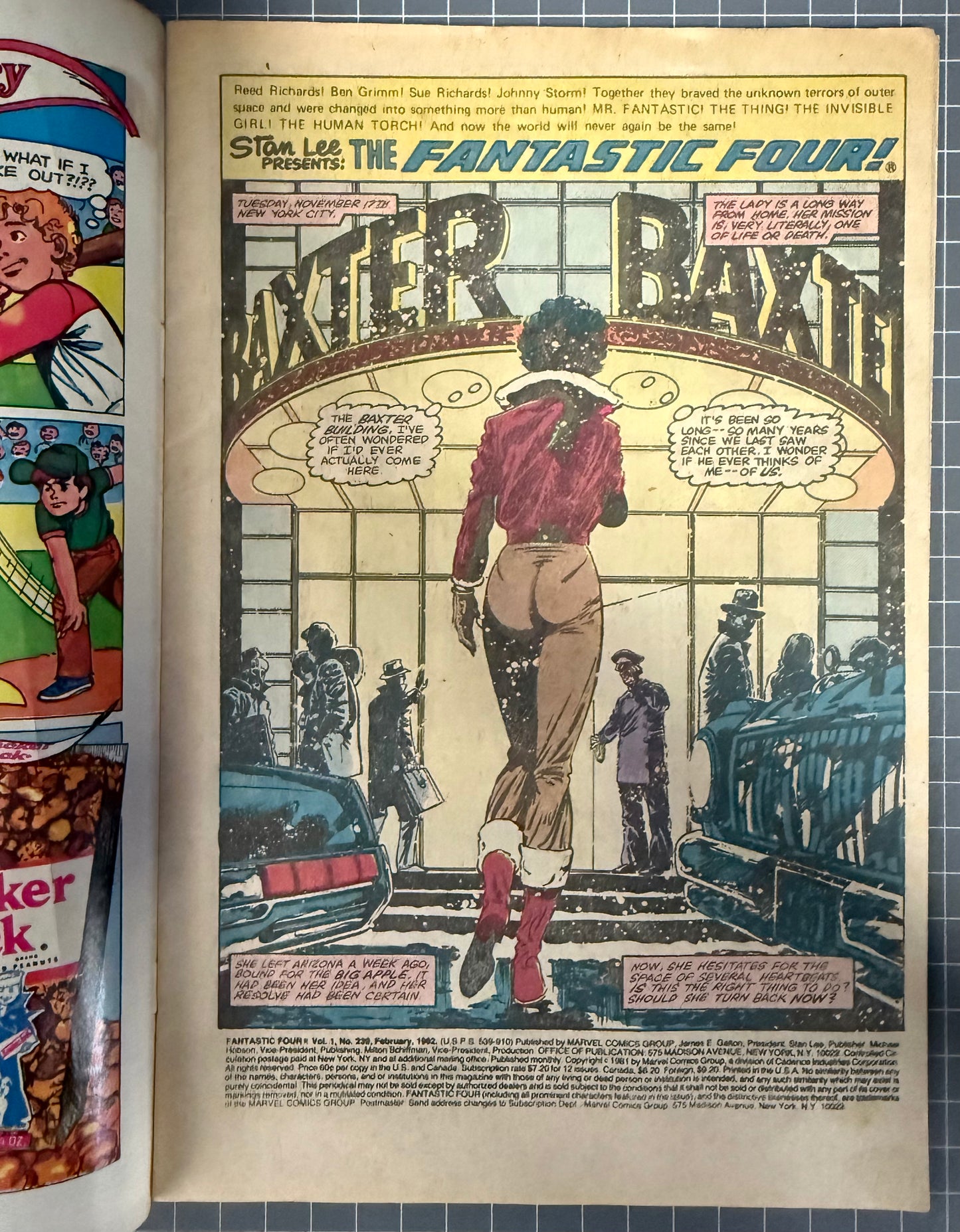 🔑 FANTASTIC FOUR #239 [MARVEL COMICS] *AUNT PETUNIA DEBUT* 1982 VG