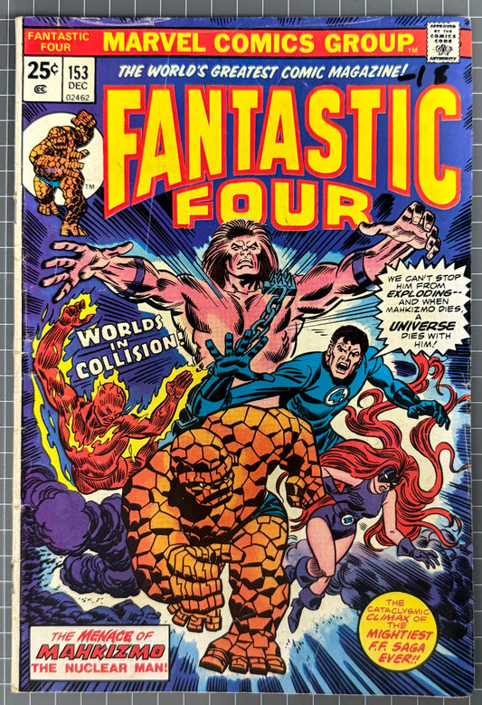 FANTASTIC FOUR #153 [MARVEL COMICS] 1974 VG+