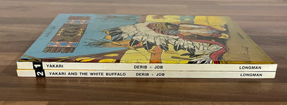 # 1 Yakari, #2 Yakari and the White Buffalo - Derib, Job Hardcovers, 1st Eds. Longman