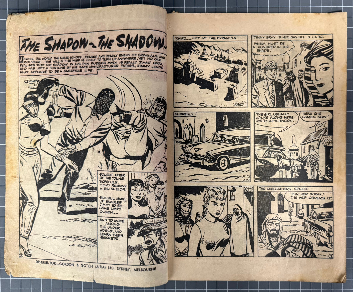 THE SHADOW #50 [FREW PUBLICATIONS] AUSTRALIAN PRE-DECIMAL COMIC 1958