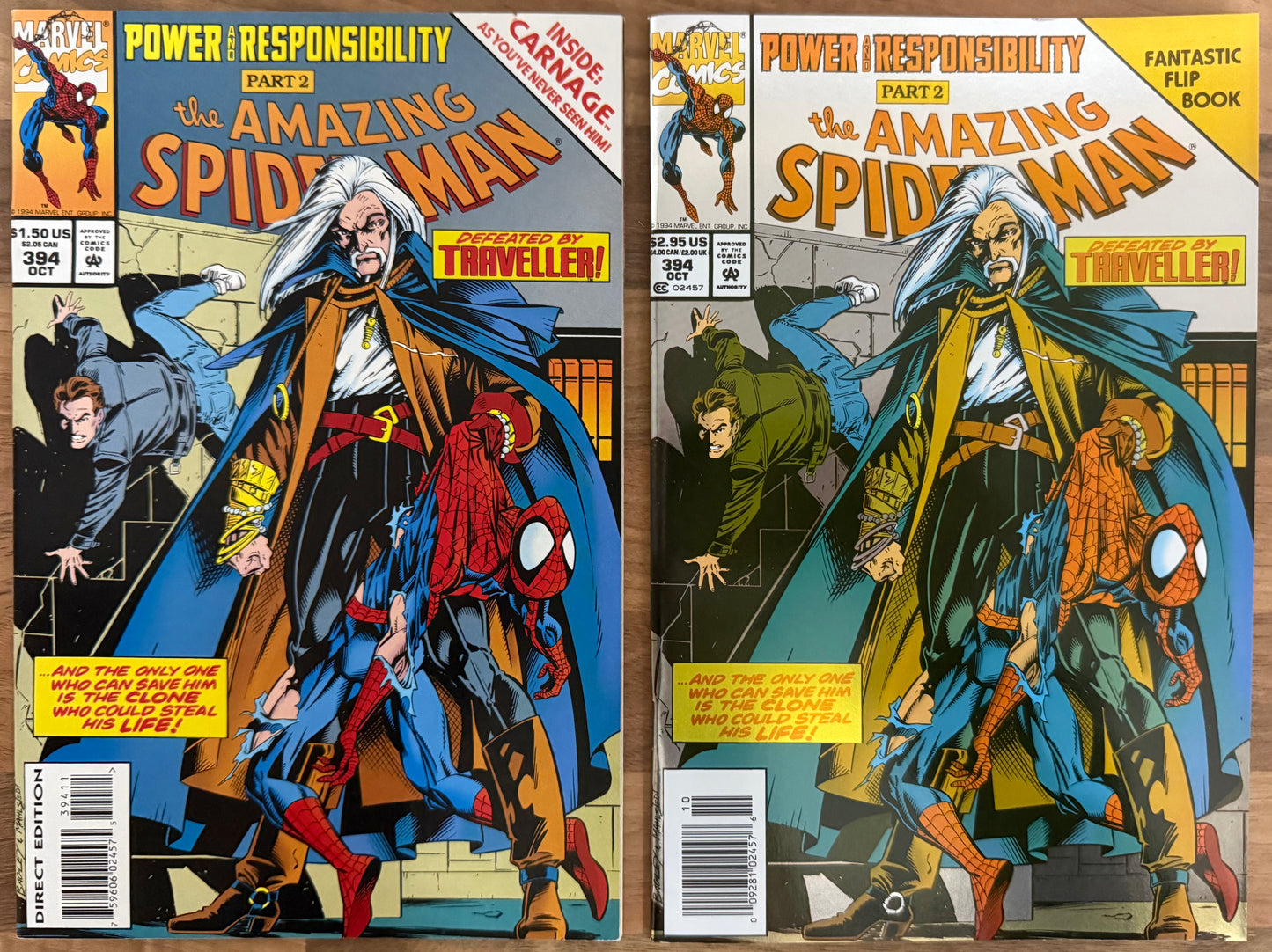 🔑 AMAZING SPIDER-MAN COMPLETE #390-397 [MARVEL COMICS] LOT 10 DIRECT HIGH GRADE
