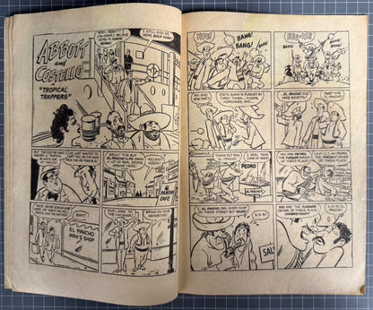 BUD ABBOTT AND LOU COSTELLO #6 (M. RUBIN) AUSTRALIAN PRE-DECIMAL COMIC 1955