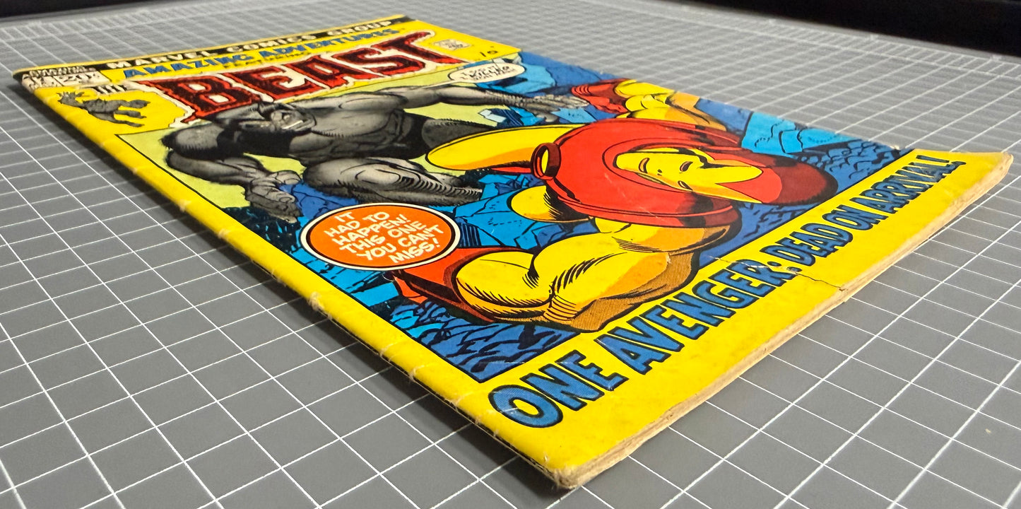 AMAZING ADVENTURES #12 [MARVEL COMICS] *BEAST* 1972 VG-