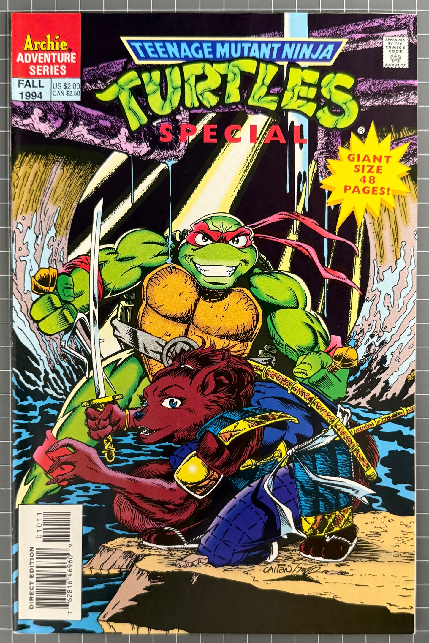 TEENAGE MUTANT NINJA TURTLES GIANT SIZE SPECIAL #10 [ARCHIE COMICS] *SCARCE* 1994 NM-