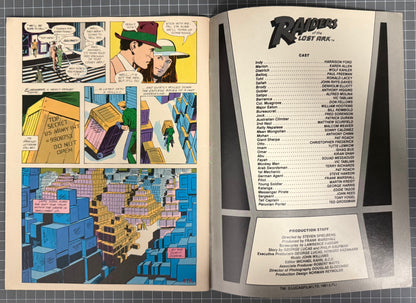 🔑 MARVEL SUPER SPECIAL #18: INDIANA JONES RAIDERS OF THE LOST ARK MAGAZINE 1981 VG