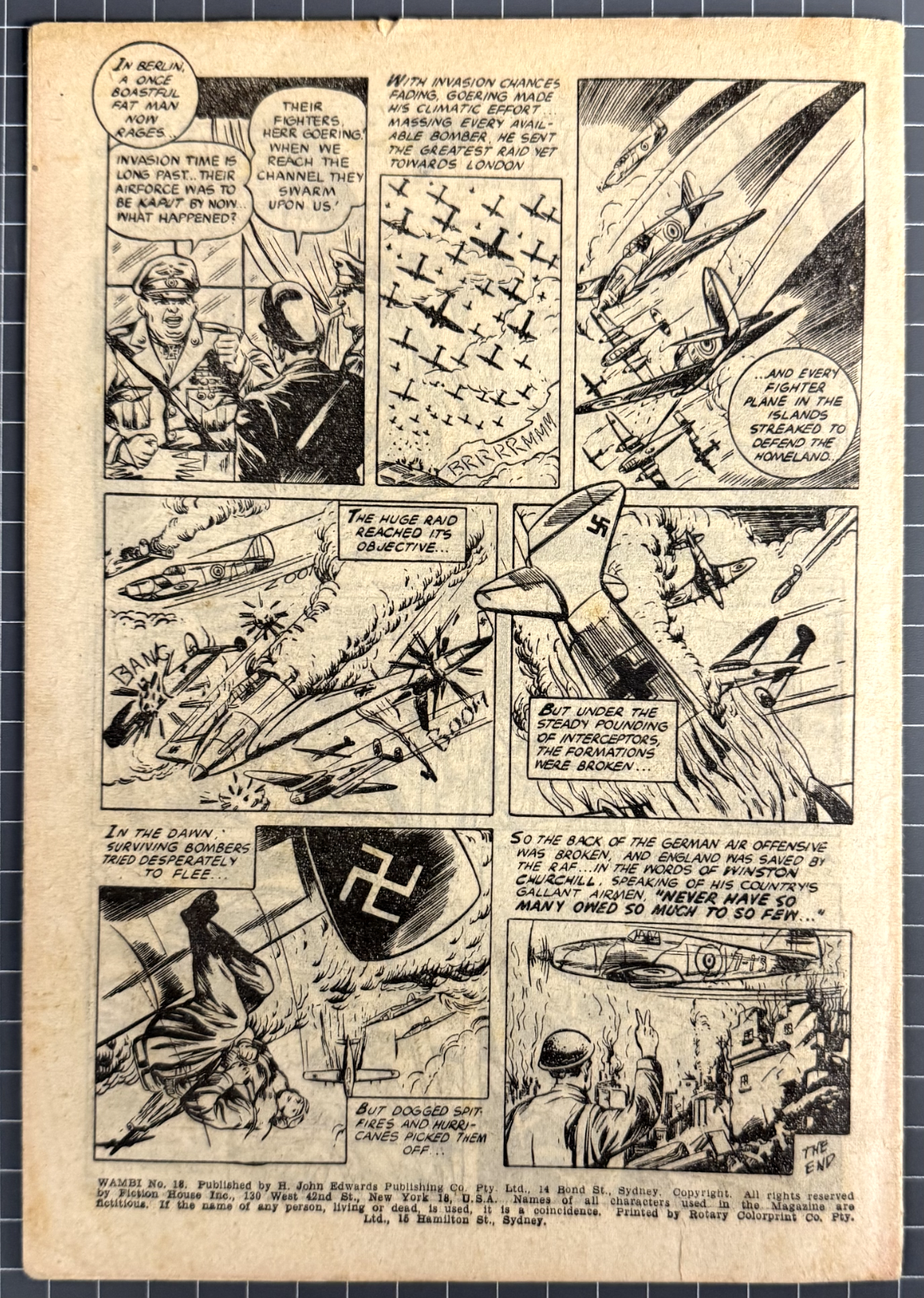 WAMBI JUNGLE BOY #18 H JOHN EDWARDS PUBLISHING AUSTRALIAN PRE-DECIMAL COMIC 1952
