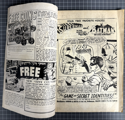 SUPERMAN PRESENTS WONDER COMIC #5 COLOUR COMICS AUSTRALIAN DC PRE-DECIMAL 1965
