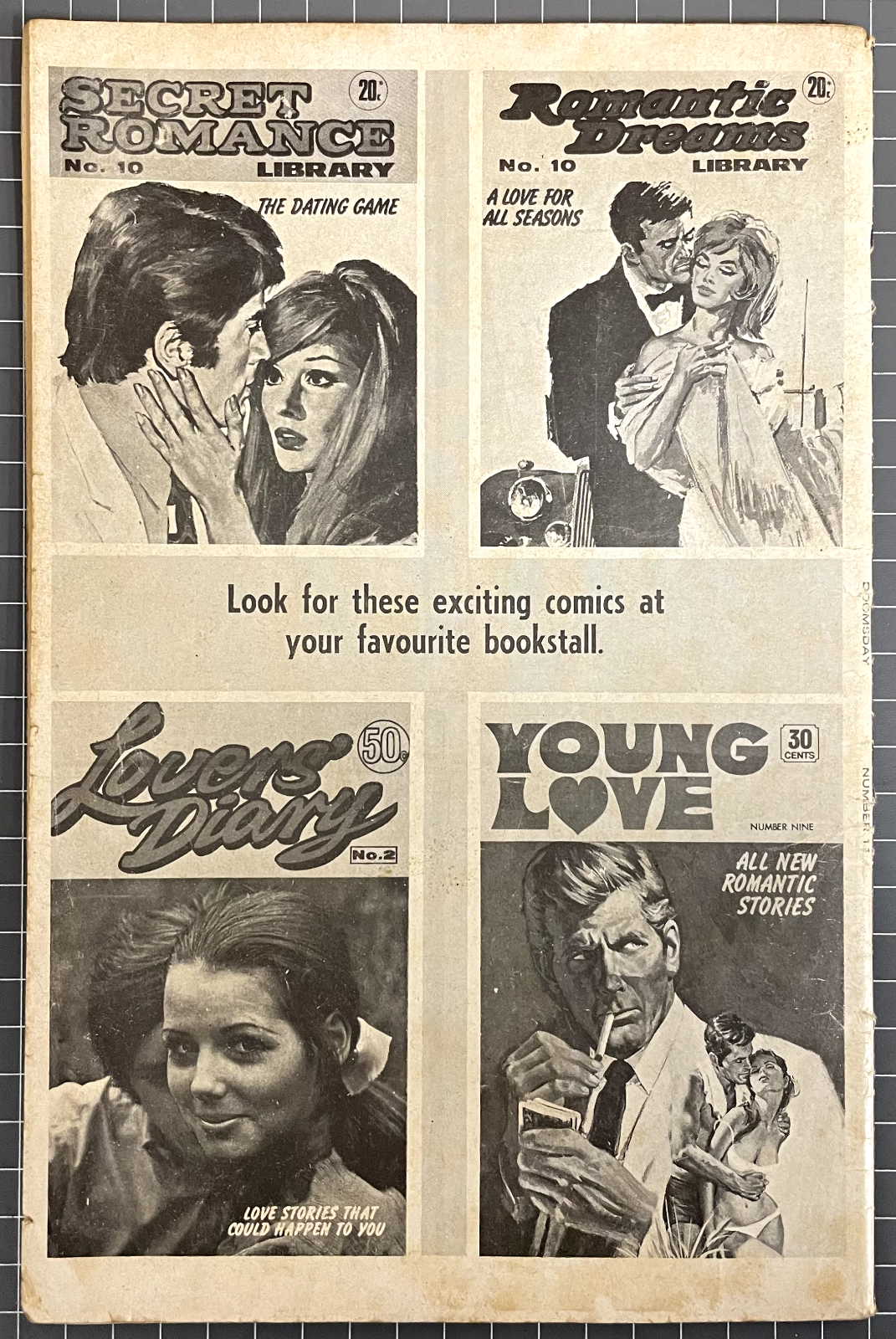 DOOMSDAY #11 [SPORT MAGAZINE PUBLICATION] AUSTRALIAN HORROR COMIC 1973