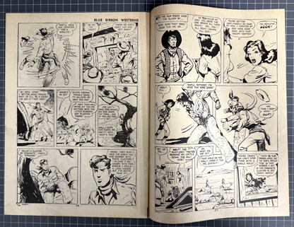 BLUE RIBBON WESTERNS: WESTERN BANDIT TRAILS #5 AUSTRALIAN ROSNOCK COMIC 1950