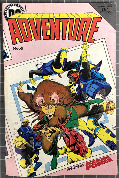 ADVENTURE #6 [FEDERAL PUBLISHING] AUSTRALIAN DC COMIC 1984
