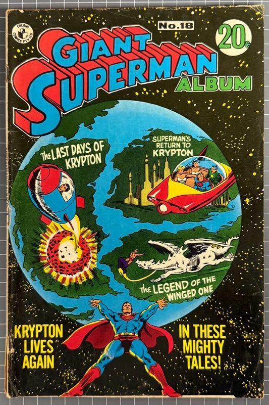 GIANT SUPERMAN ALBUM #18 [COLOUR COMICS] AUSTRALIAN DC COMIC 1971