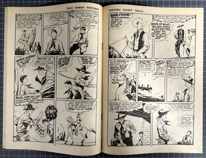 BLUE RIBBON WESTERNS: WESTERN BANDIT TRAILS #5 AUSTRALIAN ROSNOCK COMIC 1950