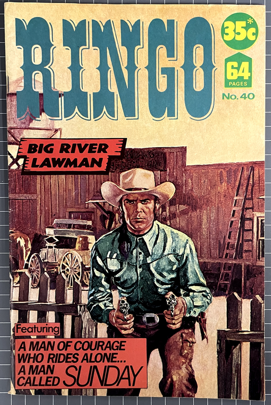 RINGO #40 [MURRAY PUBLISHING] AUSTRALIAN WESTERN COMIC 1976