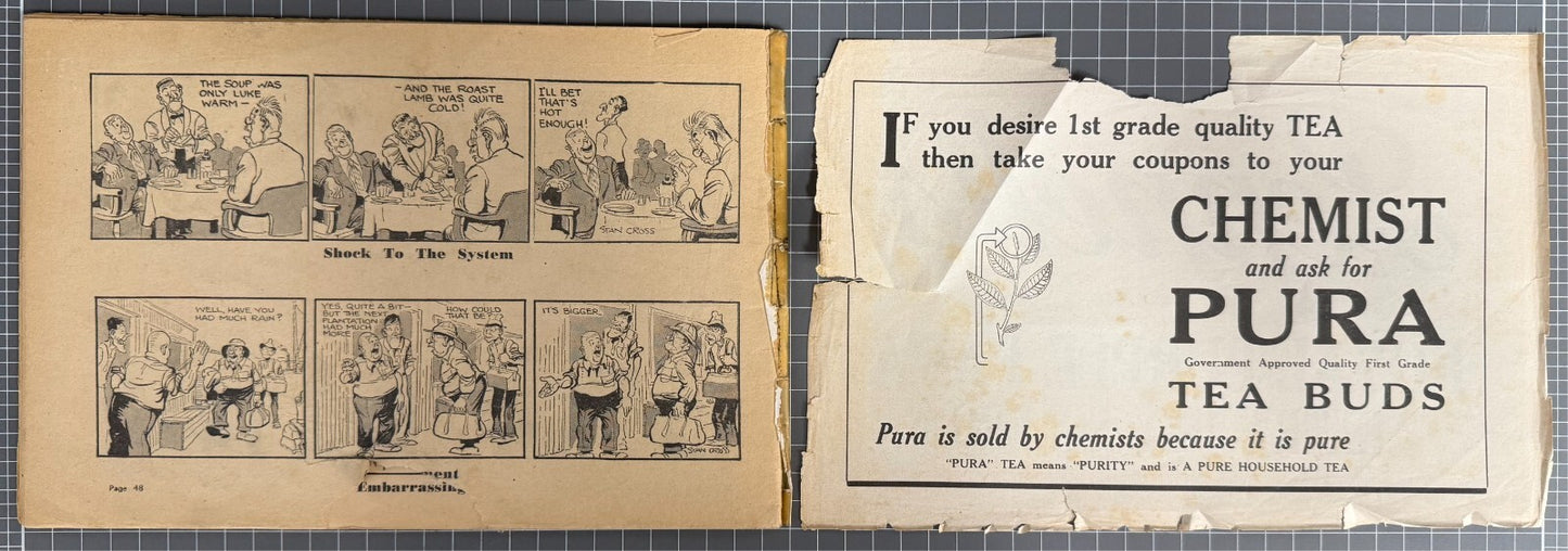 WALLY AND THE MAJOR #10 BY STAN CROSS AUSTRALIAN HERALD COMIC 1951
