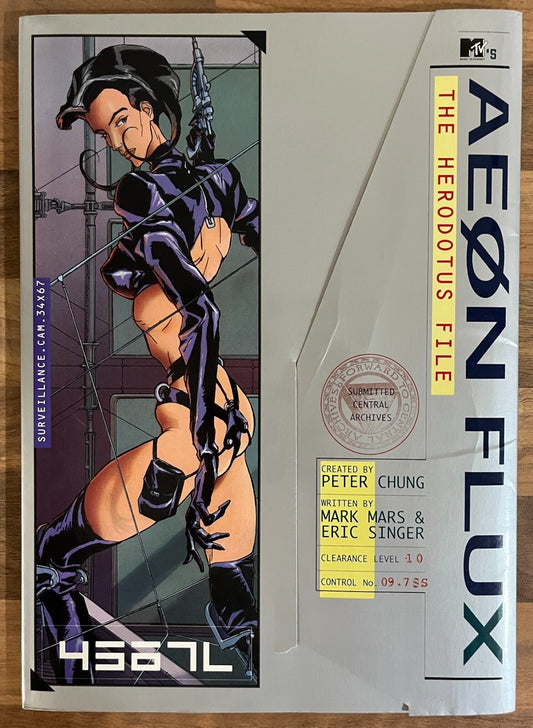 Aeon Flux: The Herodotus File by Mark Mars & Eric Singer 1st Ed./1st Printing