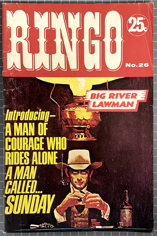 RINGO #26 [SPORT MAGAZINE PUBLISHING] AUSTRALIAN WESTERN COMIC 1973