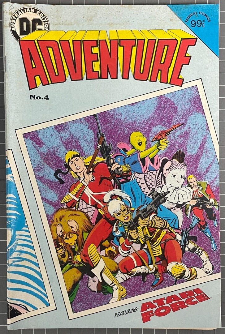 ADVENTURE #4 [FEDERAL PUBLISHING] AUSTRALIAN DC COMIC 1984