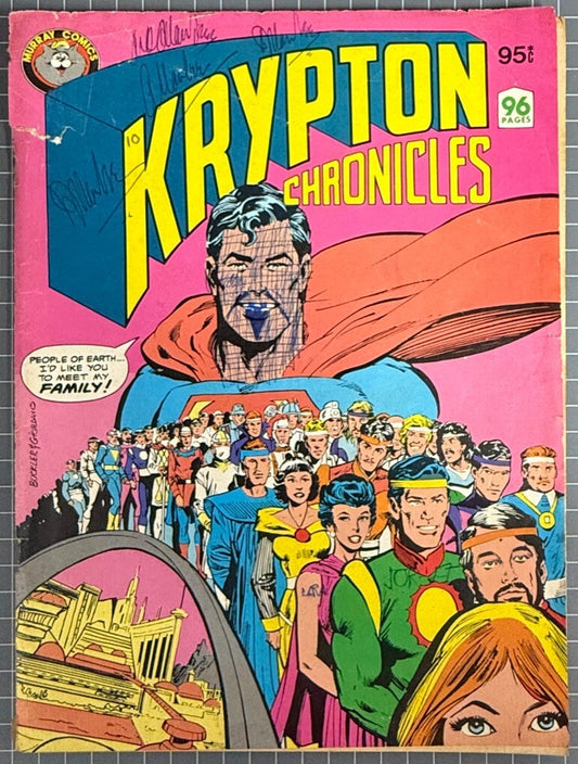 KRYPTON CHRONICLES 96 PAGES MAGAZINE [MURRAY PUBLISHERS] AUSTRALIAN COMIC 1982