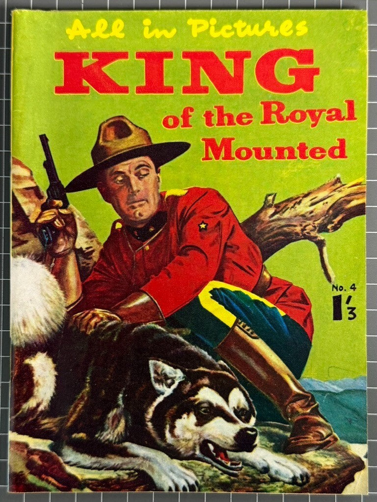 KING OF THE ROYAL MOUNTED #4 [JUNIOR READERS' PRESS] AUSTRALIAN COMIC 1959