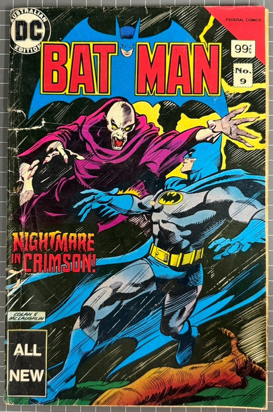 BATMAN #9 [FEDERAL COMICS] AUSTRALIAN DC 1984