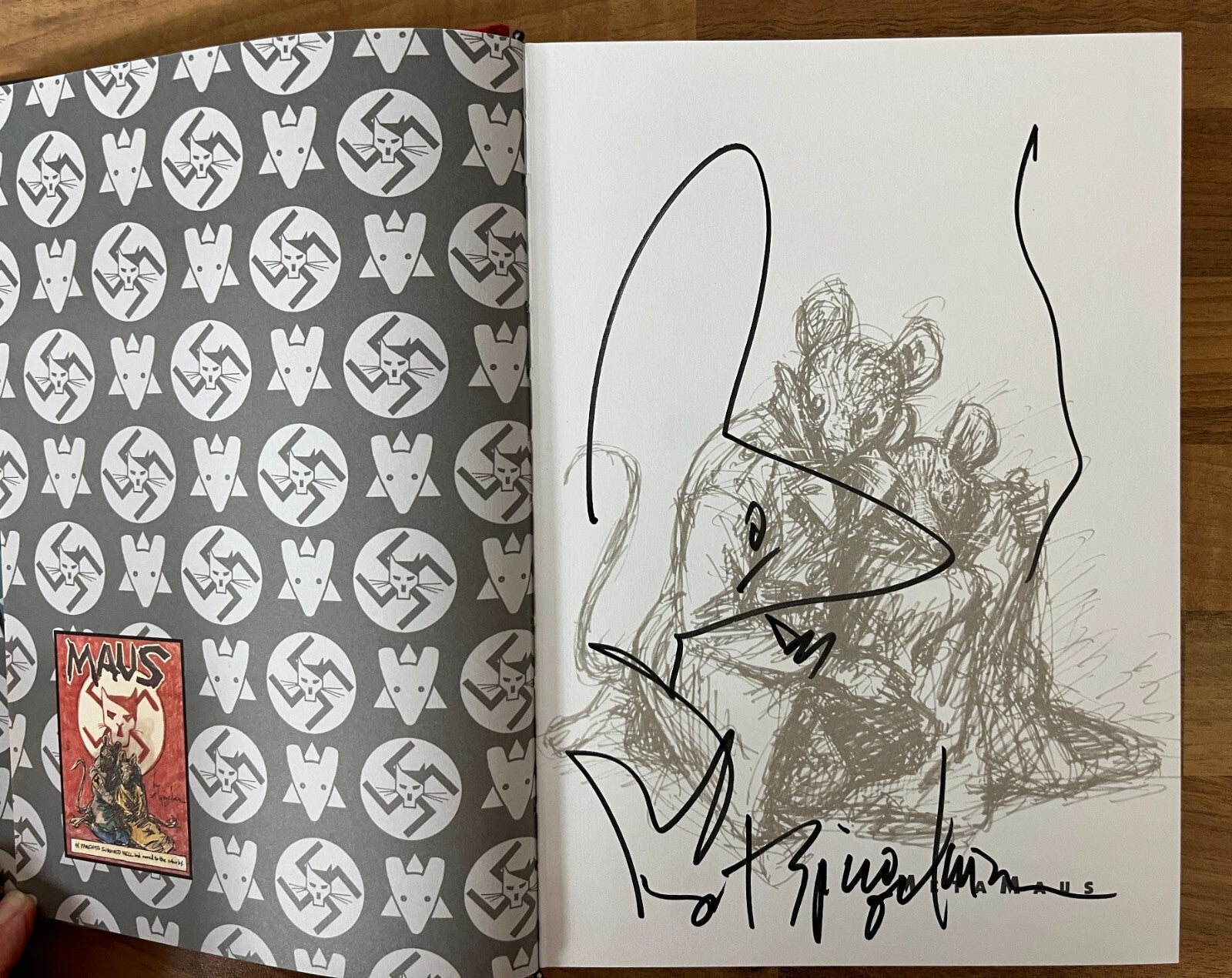 MetaMAUS: A Look Inside a Modern Classic + DVD - Art Spiegelman SIGNED+SKETCH HC