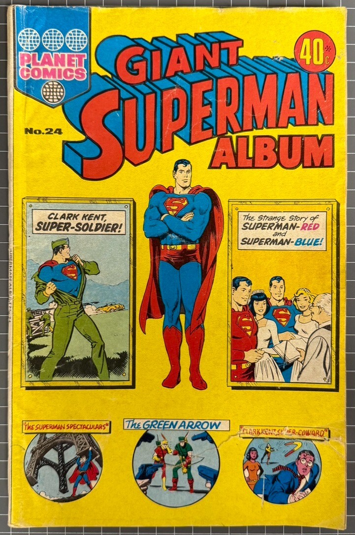 GIANT SUPERMAN ALBUM #24 [MURRAY PUBLISHING] AUSTRALIAN DC COMIC 1974
