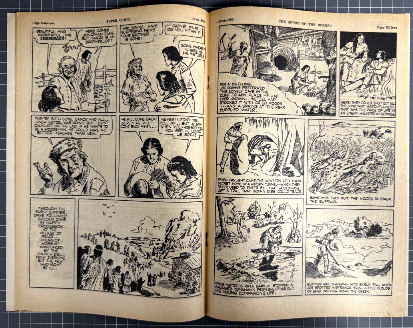 SUPERCOMIC SERIES #28 "ZANE GREY" CONSOLIDATED PRESS AUSTRALIAN PRE-DECIMAL 1950