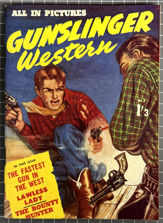 GUNSLINGER WESTERN #2 [REGAL PUBLICATIONS] AUSTRALIAN PRE-DECIMAL COMIC 1964