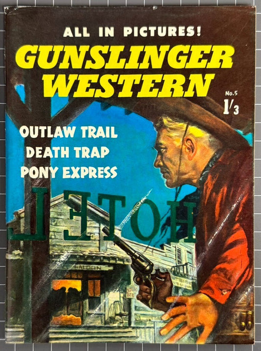 GUNSLINGER WESTERN #5 [REGAL PUBLICATIONS] AUSTRALIAN PRE-DECIMAL COMIC 1964