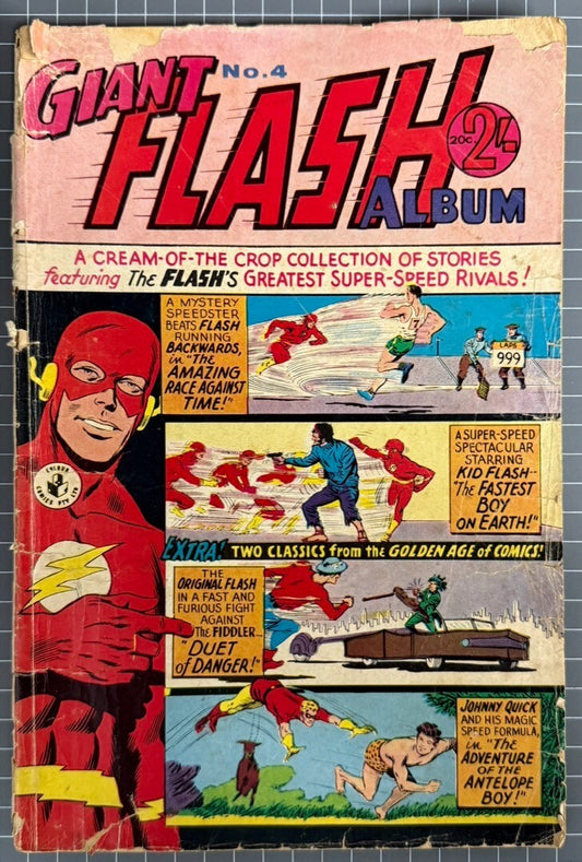 GIANT FLASH ALBUM #4 [COLOUR COMICS] AUSTRALIAN DC COMIC 1967