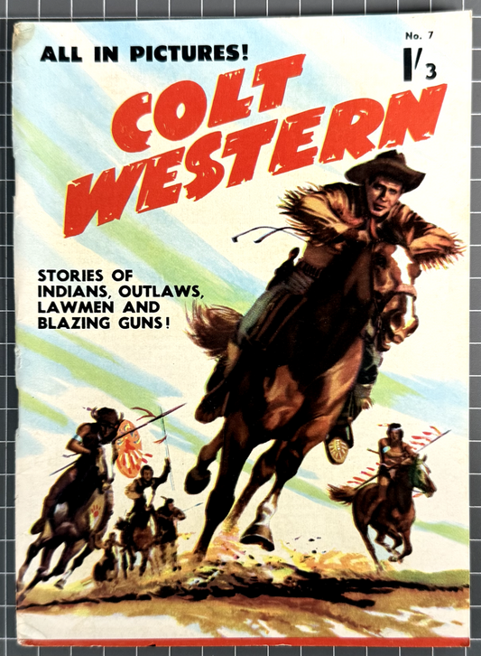 COLT WESTERN #7 [JUBILEE PUBLICATIONS] AUSTRALIAN PRE-DECIMAL COMIC 1962