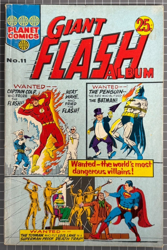 GIANT FLASH ALBUM #11 [MURRAY PUBLISHING] AUSTRALIAN DC COMIC 1974