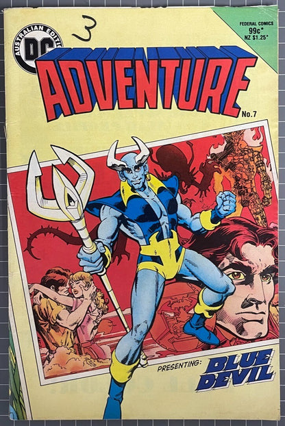 ADVENTURE #7 [FEDERAL PUBLISHING] AUSTRALIAN DC COMIC 1984