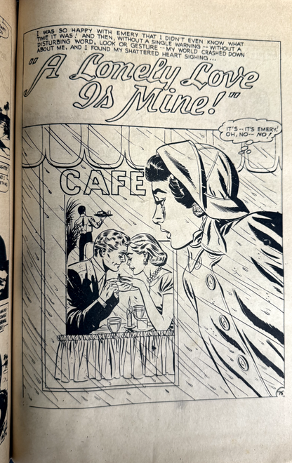 FALLING IN LOVE ROMANCES #45 COLOUR COMICS AUSTRALIAN PRE-DECIMAL 1968