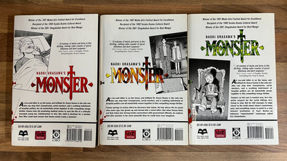 NAOKI URASAWA'S MONSTER VOL. 1-3 FROM JAPAN'S MASTER OF SUSPENSE, 1st/1st , 2006