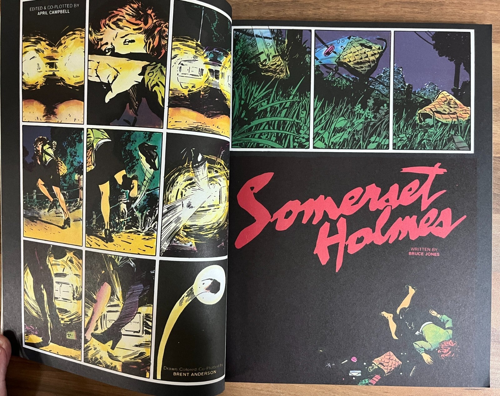 SOMERSET HOLMES THE GRAPHIC ALBUM BY BRUCE JONES, APRIL CAMPBELL, BRENT ANDERSON