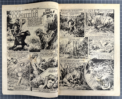 WAMBI JUNGLE BOY #18 H JOHN EDWARDS PUBLISHING AUSTRALIAN PRE-DECIMAL COMIC 1952