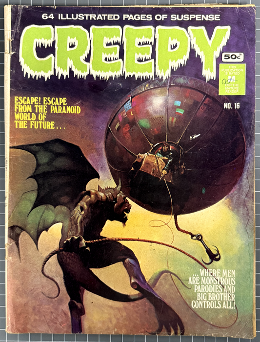 CREEPY #16 [MURRAY PUBLISHERS] AUSTRALIAN HORROR COMIC 1976