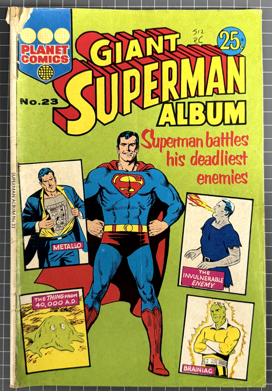 GIANT SUPERMAN ALBUM #23 [MURRAY PUBLISHING] AUSTRALIAN DC COMIC 1974